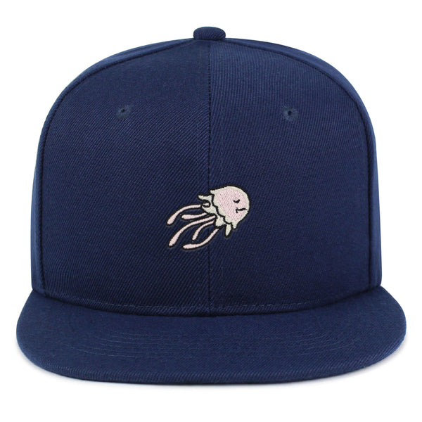 Jellyfish Snapback Hat Embroidered Hip-Hop Baseball Cap Fish Nature