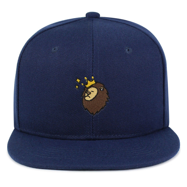 Lion Snapback Hat Embroidered Hip-Hop Baseball Cap Zoo King