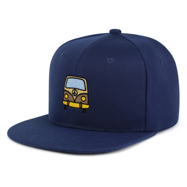 Hippie Van Snapback Hat Embroidered Hip-Hop Baseball Cap RV VW