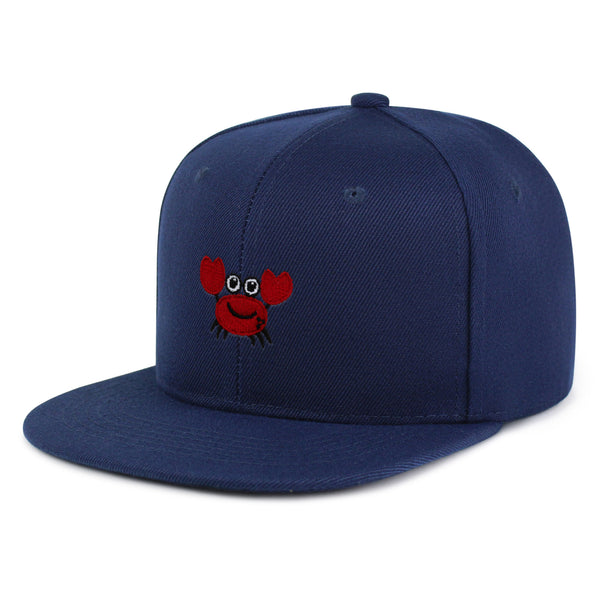 Funny Crab Snapback Hat Embroidered Hip-Hop Baseball Cap Ocean Sea Fishing