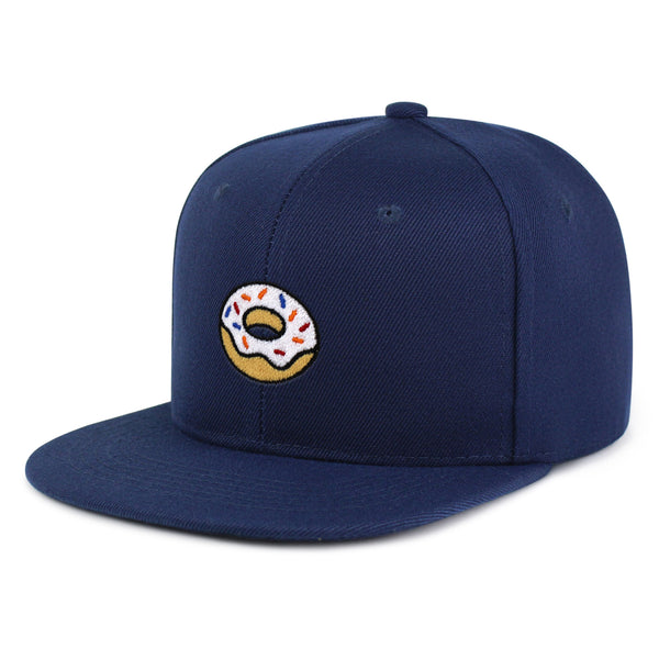 Donut Snapback Hat Embroidered Hip-Hop Baseball Cap Doughtnut Snack