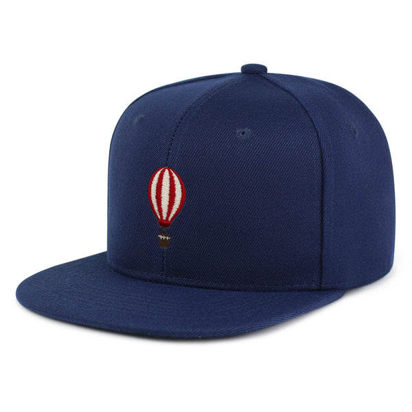 Hot Air Ballon Snapback Hat Embroidered Hip-Hop Baseball Cap Travel Fly Sky