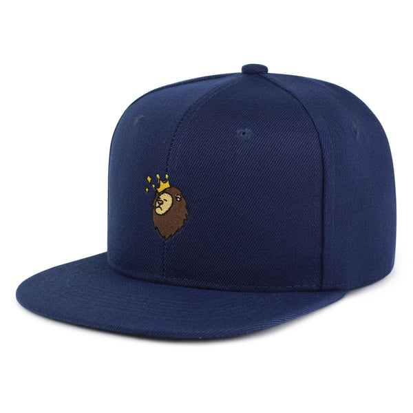 Lion Snapback Hat Embroidered Hip-Hop Baseball Cap Zoo King