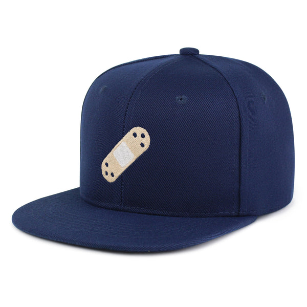Bandage Snapback Hat Embroidered Hip-Hop Baseball Cap Aid Funny