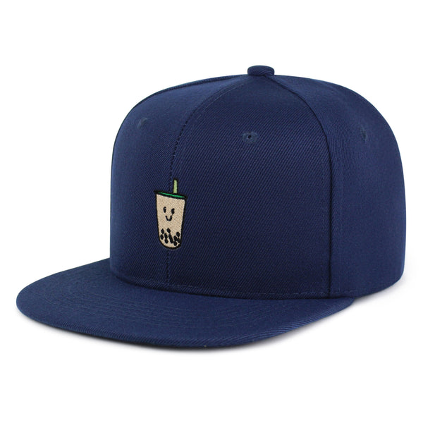 Boba Tea  Snapback Hat Embroidered Hip-Hop Baseball Cap Pearl