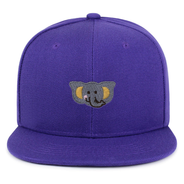 Elephant Snapback Hat Embroidered Hip-Hop Baseball Cap Zoo