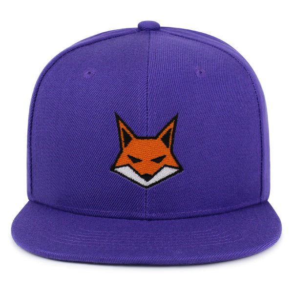 Fox Face Snapback Hat Embroidered Hip-Hop Baseball Cap Wild Animal