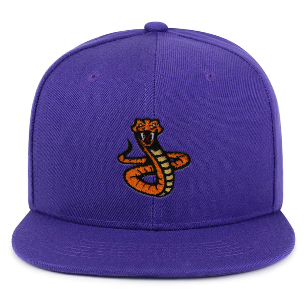 Rattlesnake Snapback Hat Embroidered Hip-Hop Baseball Cap Snake