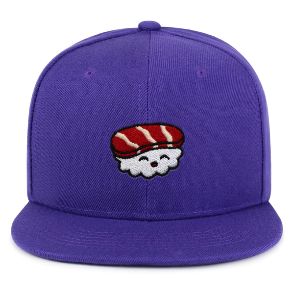 Sushi Snapback Hat Embroidered Hip-Hop Baseball Cap Sashimi Japanese