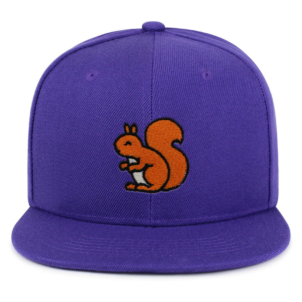 Squirrel Snapback Hat Embroidered Hip-Hop Baseball Cap Hamster Chipmunks