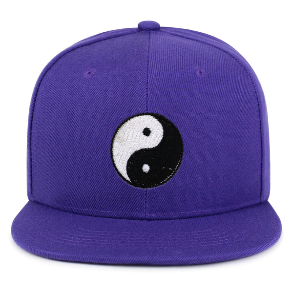 Ying Yang Snapback Hat Embroidered Hip-Hop Baseball Cap Asian Meditation