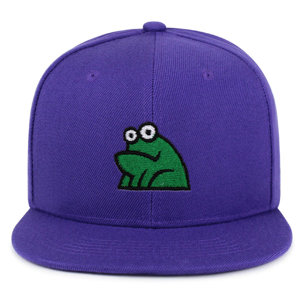 Frog Snapback Hat Embroidered Hip-Hop Baseball Cap Funny