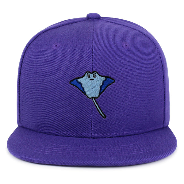 Stingray Snapback Hat Embroidered Hip-Hop Baseball Cap Fishing Ocean