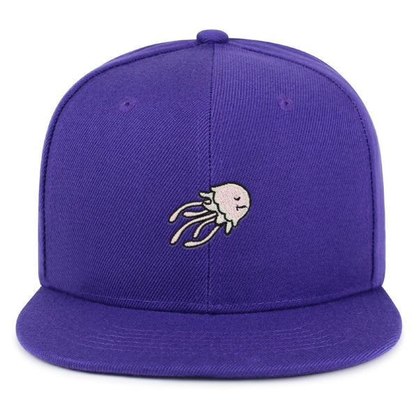 Jellyfish Snapback Hat Embroidered Hip-Hop Baseball Cap Fish Nature