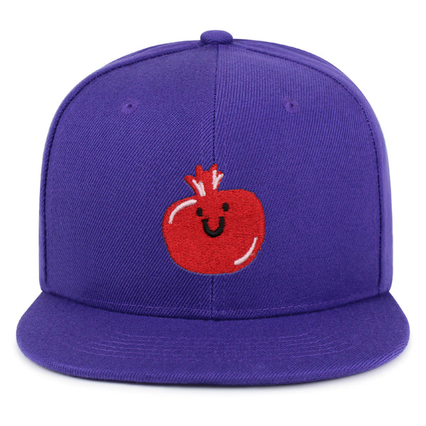 Pomegranate Snapback Hat Embroidered Hip-Hop Baseball Cap Fruit Grenade