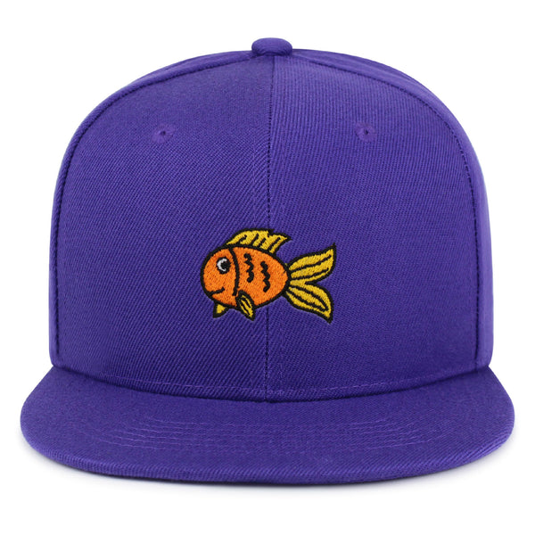 Goldfish Snapback Hat Embroidered Hip-Hop Baseball Cap Finding Fish