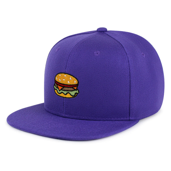 Hamburger Snapback Hat Embroidered Hip-Hop Baseball Cap Fast Food