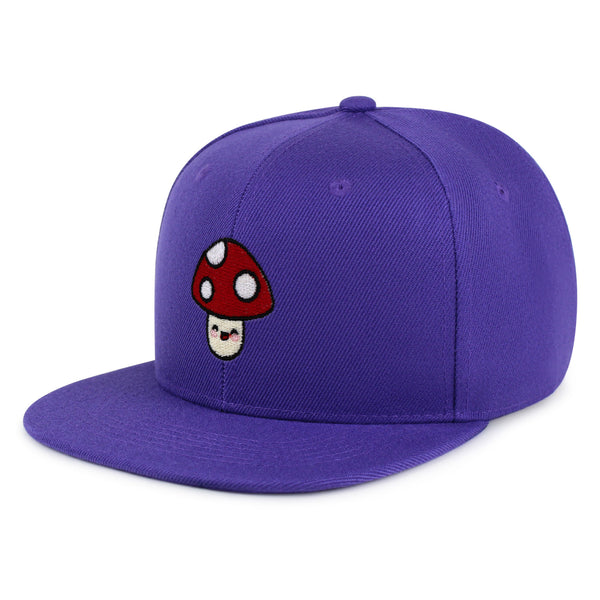 Mushroom Snapback Hat Embroidered Hip-Hop Baseball Cap Vegetable