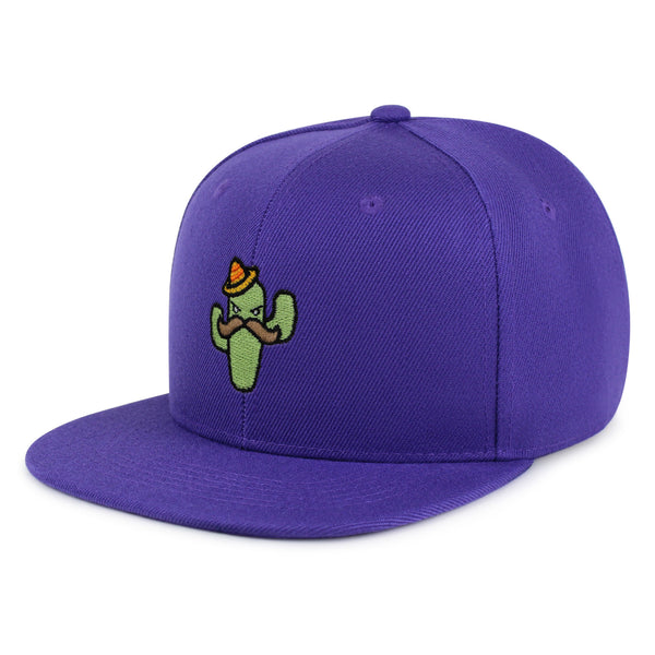 Cactus Snapback Hat Embroidered Hip-Hop Baseball Cap Cowboy Mexican American