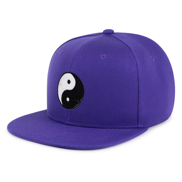 Ying Yang Snapback Hat Embroidered Hip-Hop Baseball Cap Asian Meditation