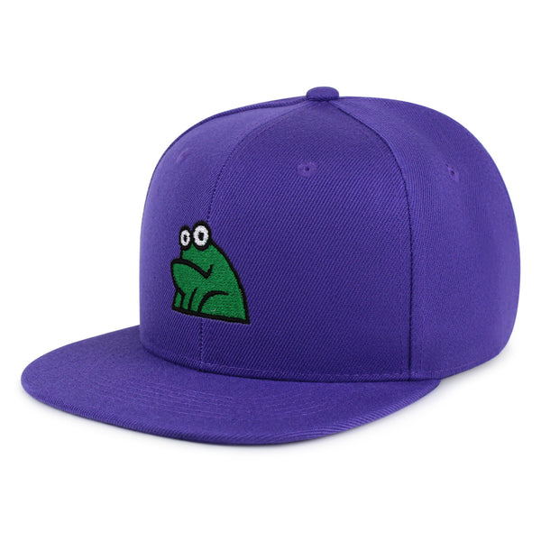 Frog Snapback Hat Embroidered Hip-Hop Baseball Cap Funny