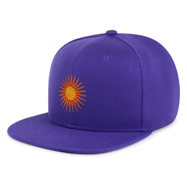 Sun Snapback Hat Embroidered Hip-Hop Baseball Cap Sunny Summer