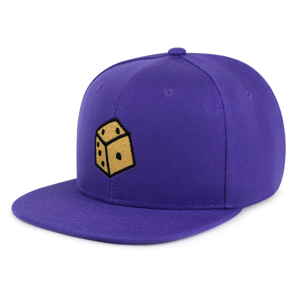 Dice Snapback Hat Embroidered Hip-Hop Baseball Cap Cute Board Game