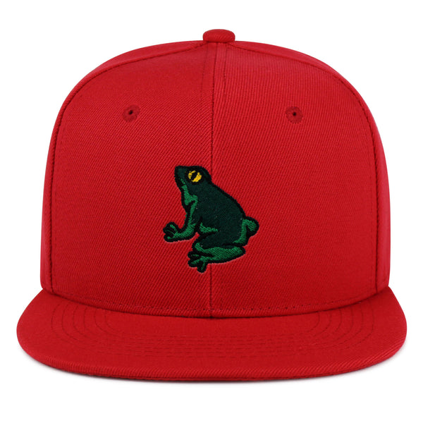 Frog Snapback Hat Embroidered Hip-Hop Baseball Cap Pond