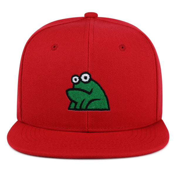 Frog Snapback Hat Embroidered Hip-Hop Baseball Cap Funny