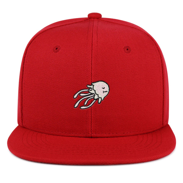 Jellyfish Snapback Hat Embroidered Hip-Hop Baseball Cap Fish Nature