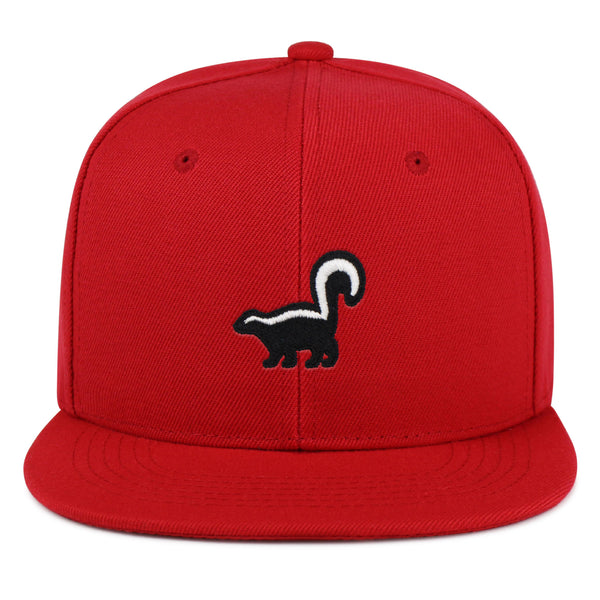 Skunk Snapback Hat Embroidered Hip-Hop Baseball Cap Works Animal