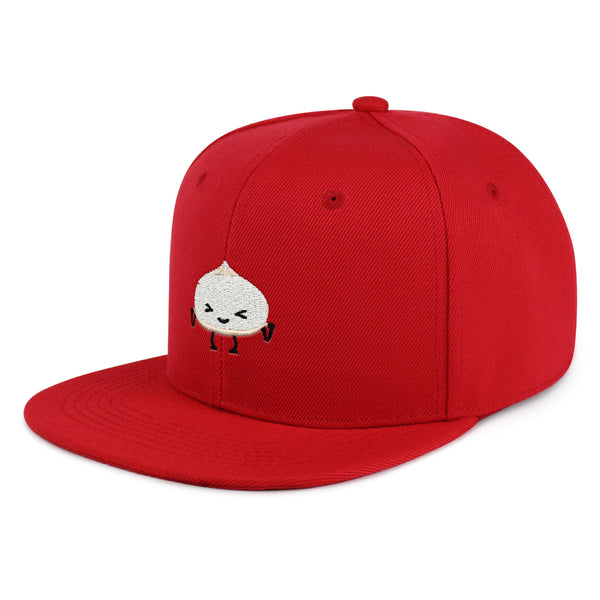 Dumpling Snapback Hat Embroidered Hip-Hop Baseball Cap Foodie Asian Food