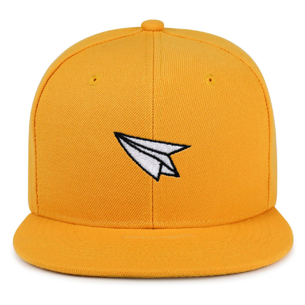 Paper Airplane Snapback Hat Embroidered Hip-Hop Baseball Cap Plane Sky