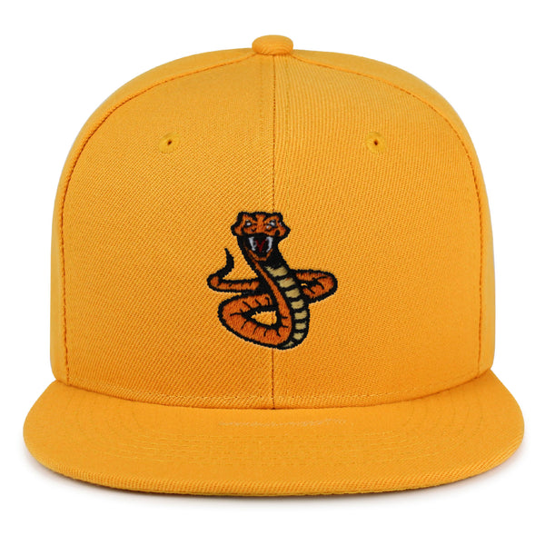 Rattlesnake Snapback Hat Embroidered Hip-Hop Baseball Cap Snake