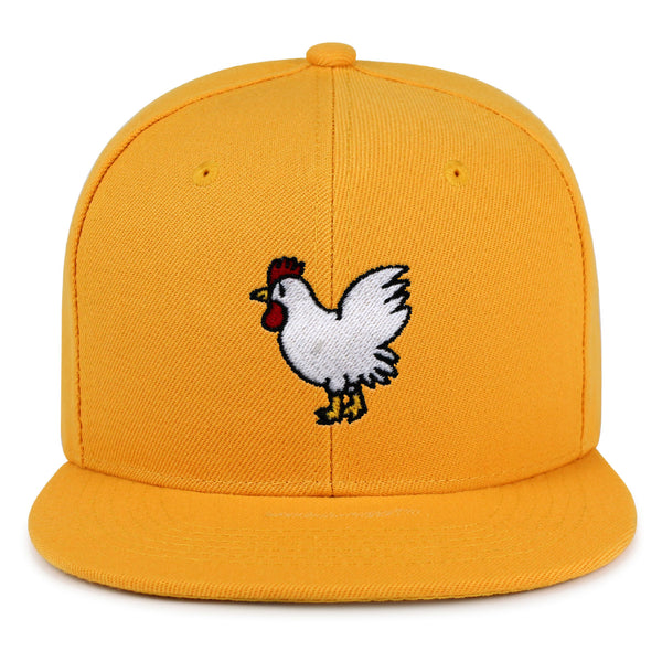 Chicken Snapback Hat Embroidered Hip-Hop Baseball Cap Chick Fried