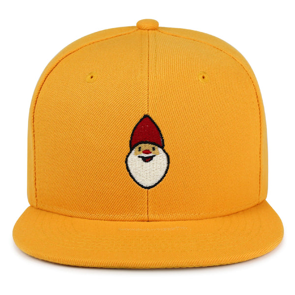 Gnome Snapback Hat Embroidered Hip-Hop Baseball Cap Santa Claus Statue