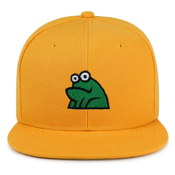 Frog Snapback Hat Embroidered Hip-Hop Baseball Cap Funny