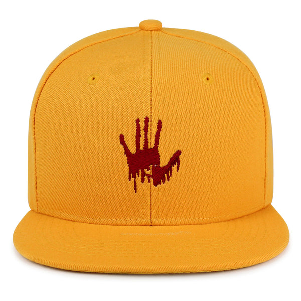 Bloody Hand Snapback Hat Embroidered Hip-Hop Baseball Cap Horror