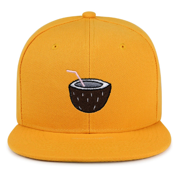 Coconut Snapback Hat Embroidered Hip-Hop Baseball Cap Juice Tree