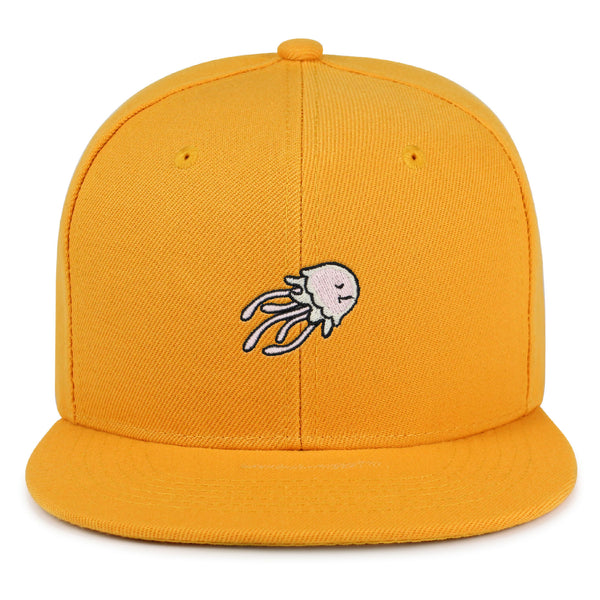 Jellyfish Snapback Hat Embroidered Hip-Hop Baseball Cap Fish Nature