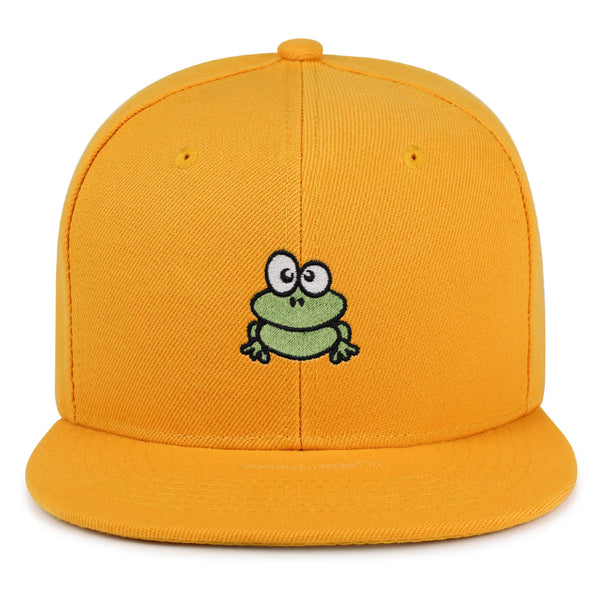 Frog  Snapback Hat Embroidered Hip-Hop Baseball Cap Green