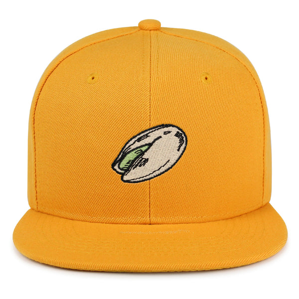 Pistachio Snapback Hat Embroidered Hip-Hop Baseball Cap Nut Funny