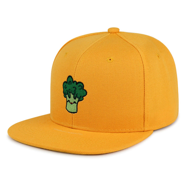 Broccoli Snapback Hat Embroidered Hip-Hop Baseball Cap Vegan Vegetable