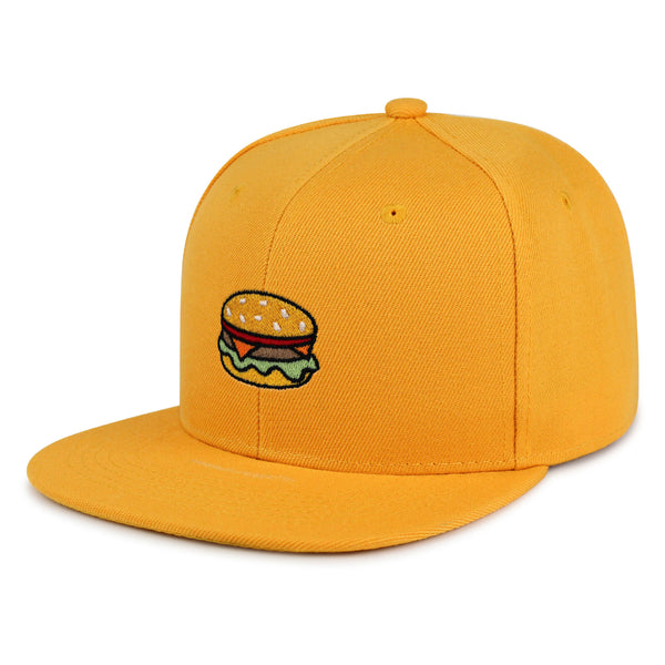 Hamburger Snapback Hat Embroidered Hip-Hop Baseball Cap Fast Food