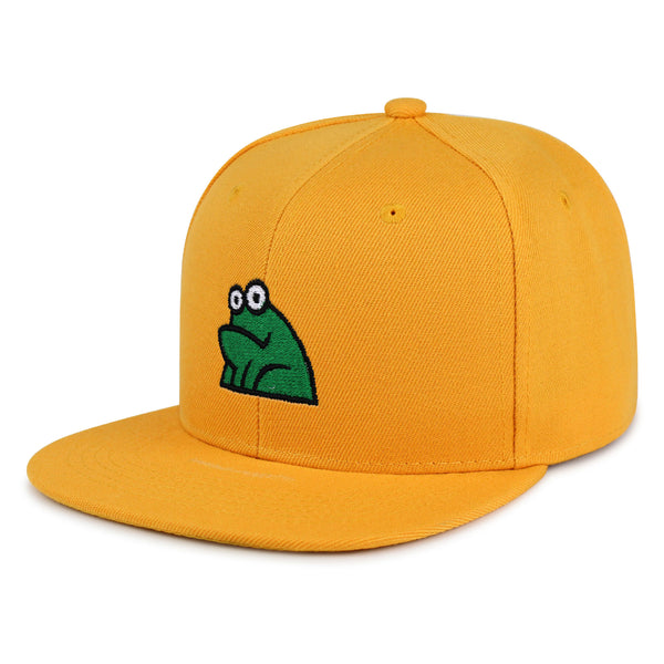 Frog Snapback Hat Embroidered Hip-Hop Baseball Cap Funny