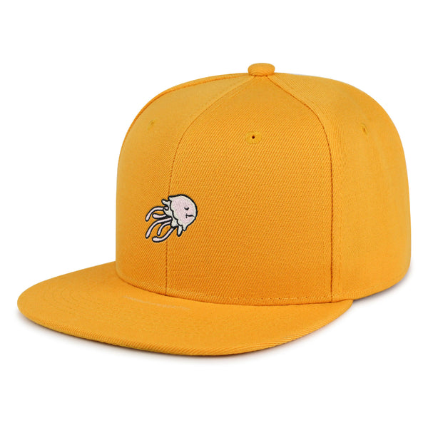 Jellyfish Snapback Hat Embroidered Hip-Hop Baseball Cap Fish Nature