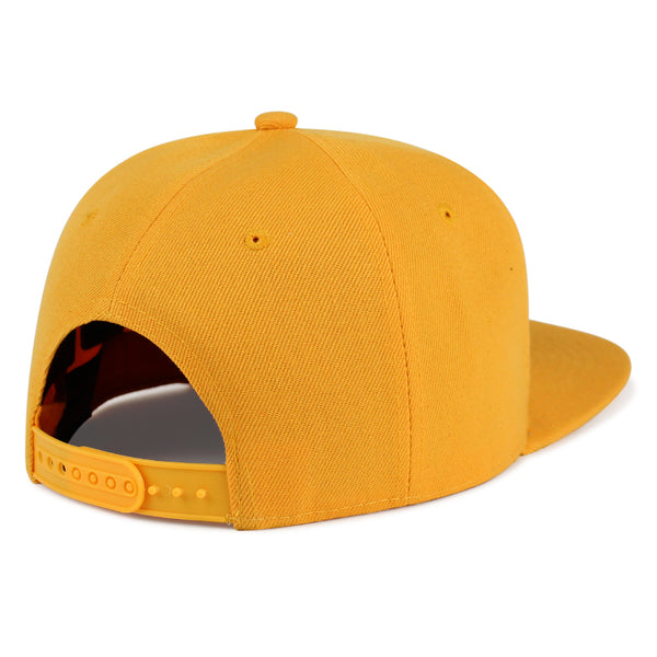 Bell Snapback Hat Embroidered Hip-Hop Baseball Cap Church Yellow