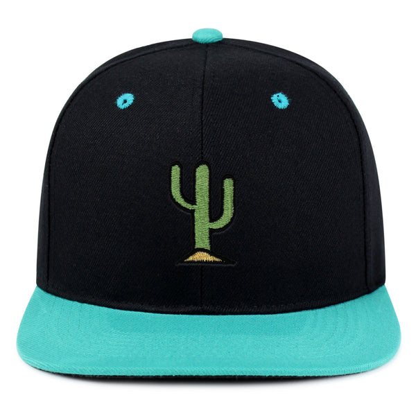 Cactus Snapback Hat Embroidered Hip-Hop Baseball Cap Desert Hot