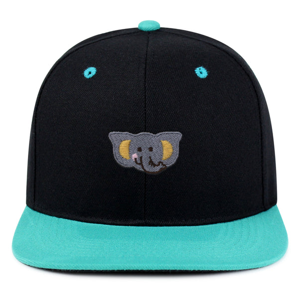 Elephant Snapback Hat Embroidered Hip-Hop Baseball Cap Zoo