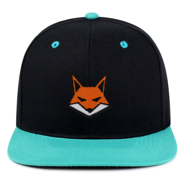 Fox Face Snapback Hat Embroidered Hip-Hop Baseball Cap Wild Animal